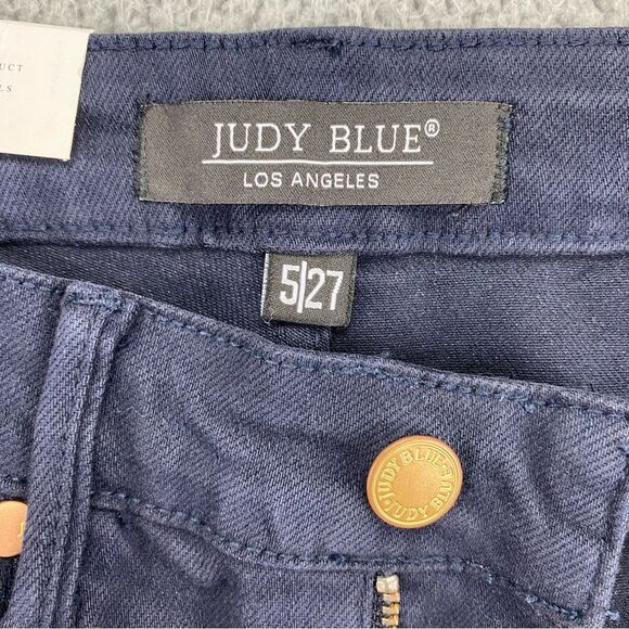 Judy Blue Women's Wide Leg Tummy Control Crops Jeans  NWT  |  Size:  5/27 - Picture 13 of 16